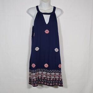 floral dress size S  summer, beach,  vacation ,relaxfit Boho  coastal grandma